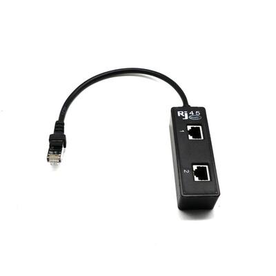 1 to 2 Socket LAN Ethernet Network RJ45 Plug Splitter Extend