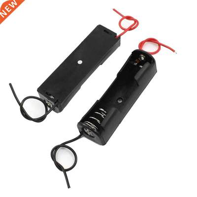 2pcs Spring Clip Black 1 x 1.5V AA Case Holder