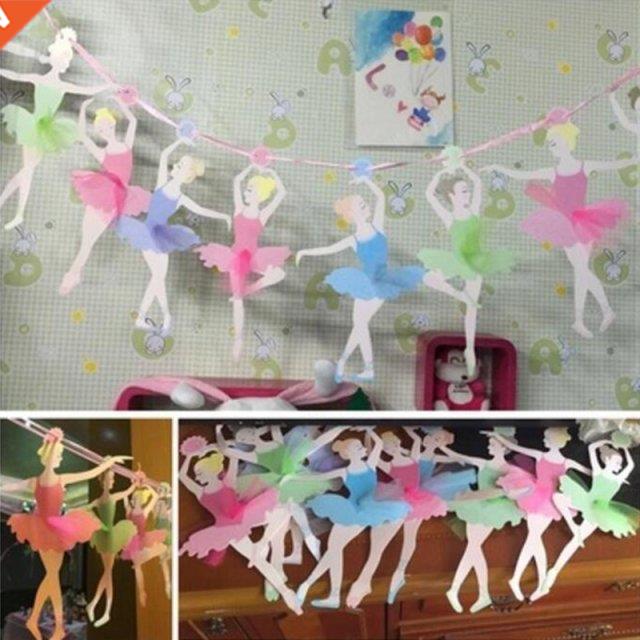 1Pc 3M Colorful Hanging Paper Br Bunting Br Paper Fl