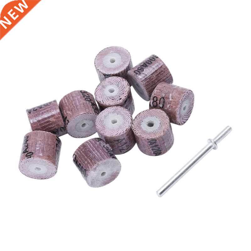 10Pcs 15Mm Sanding Band Wheel Disc 80/120/240/320/600Grit Ro