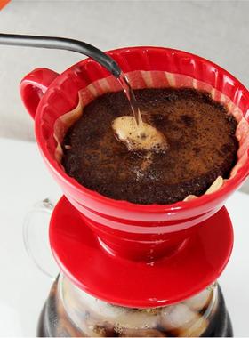 Ceramic Coffee Dripper Engine V60 Style Coffee Drip Filter C