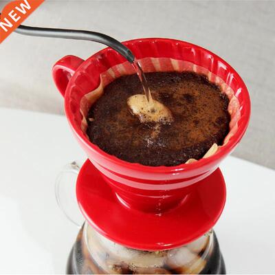 Ceramic Coffee Dripper Engine V60 Style Coffee Drip Filter C