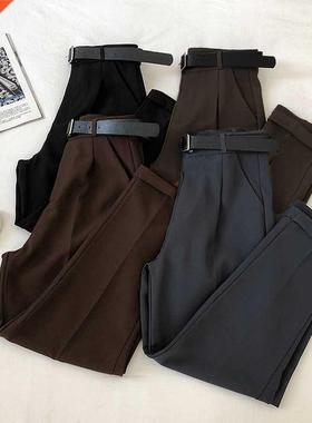 CamKemsey Office Lady Work Leisure Suit Pants 2021 Korean So