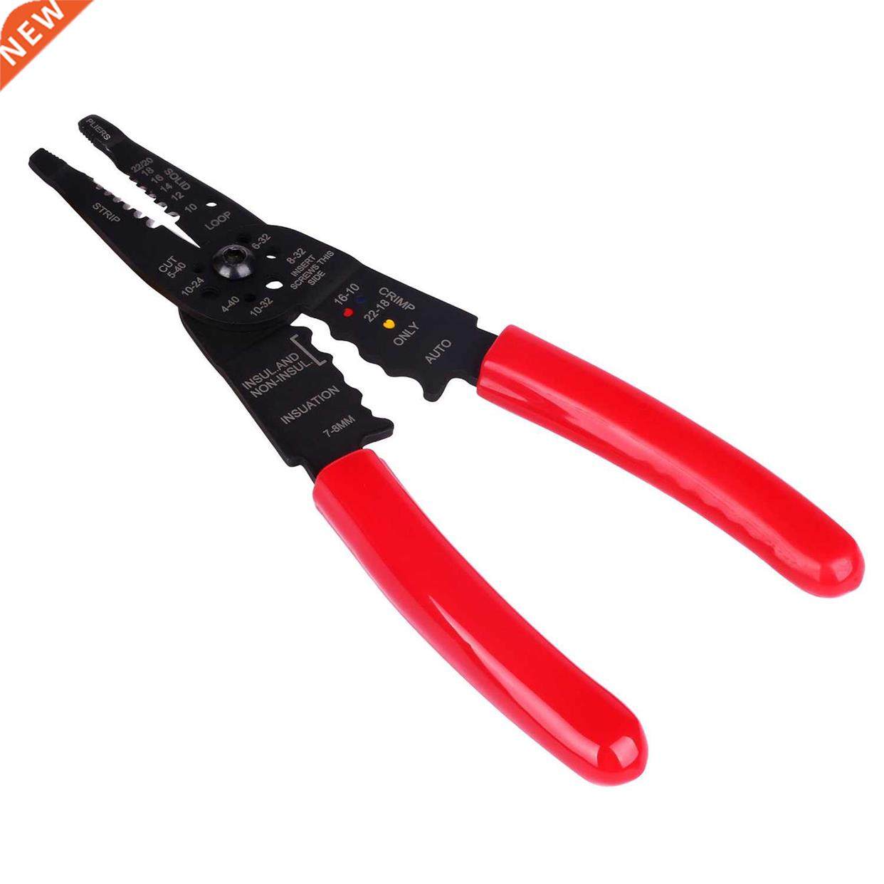 8 inch Cable Wire Stripper Cutter Crimper Tool Pliers Screws