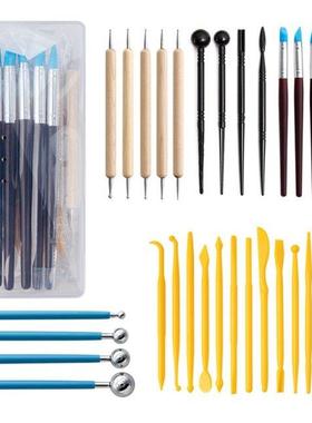 33 PCS Polymer Clay Tools Set Pottery Sculpting Tools Clay I