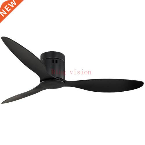 American Industrial Vintage Ceiling Fan without Lights with