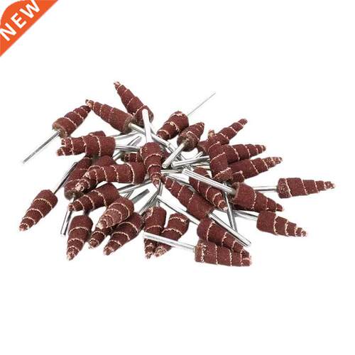 100Pcs Cone Shape Abrasive Flap Sanding Wheel Grinding Head