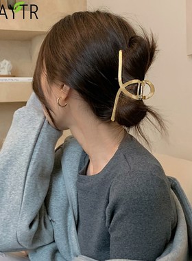 AWAYTR Women Barrettes Metal Hair Claws Hair Accessories Hai