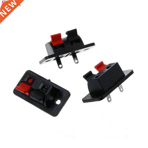 10 Pcs 2 Positions Push in Jack Spring Load Audio Speaker Te