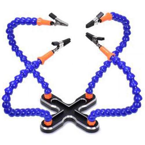 Sdering Third Hand 4Pc Flexible Arms Welding Helping S