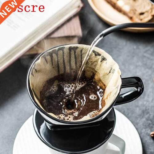100pcs Coffee Flter Paper Cone 3-4Cups Drpper Coffee Flte