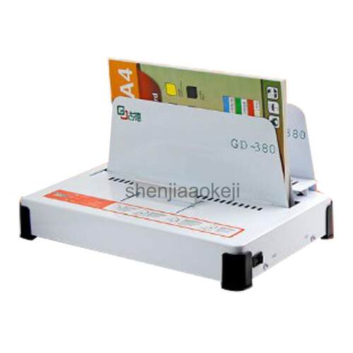 Hot melt binding machine GD380 contract docuts A4 book envel