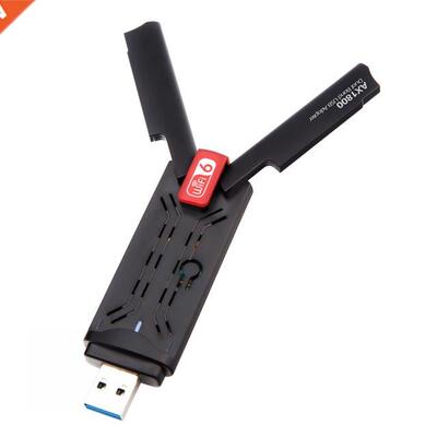 WiFi 6 USB Adapter AX1800 Dual Band 1800Mbps 2.4G/5GHz USB 3