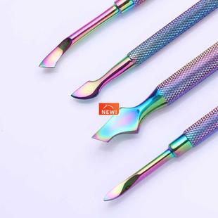 Dual-ended Chameleon Nail Cuticle Pusher Dead-skin Remover