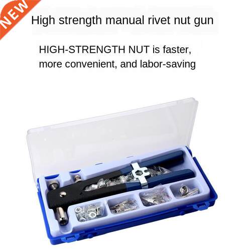 Manual Pull Rivet Nut Gun Suit Tool K One-Handed Hardware To