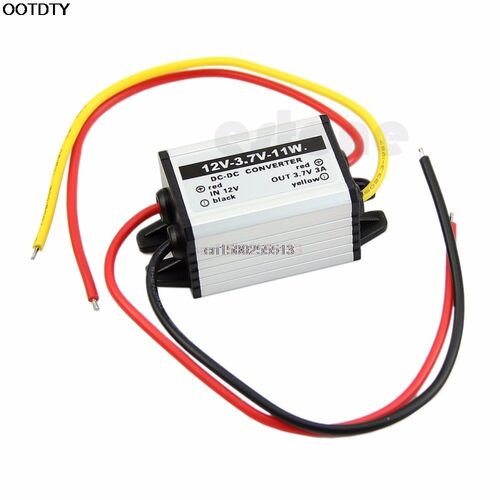 Waterproof DC to DC buck Converter 12V to 3.7V 11W Power Sup