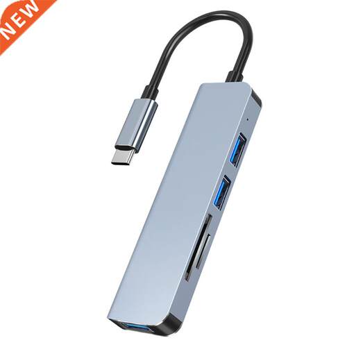 5 Ports USB 3.0 HUB, USB Extension Aluminum Alloy Fuselage C