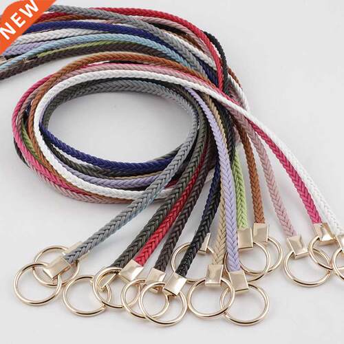 1Pc Summer dress Belt Candy Color Braid Belt Fashion Woven w