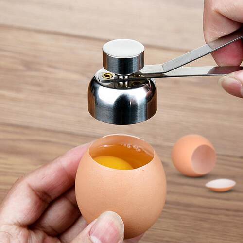 New Practical Metal Egg Scissors Egg Topper Cutter Shell Ope
