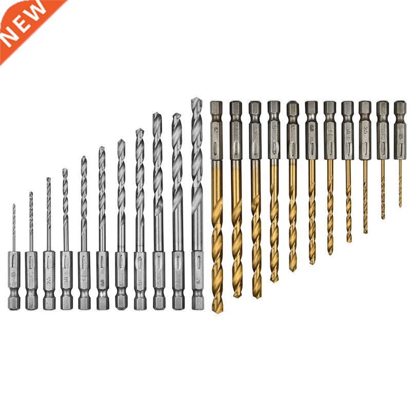 HSS Hex Shank Bit Set 55pcs 1.5-6.5mm Hexagonal Screw Drills