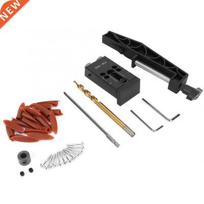 Woodworking Locator Black Aluminum Alloy Pocket Hole Jig Se