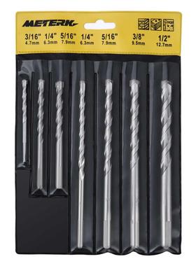 Drilling Meterk MK23 7PCS Cement Masonry Drill Bit Set with