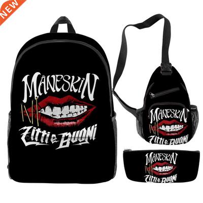 Maneskn 3D creatve cool and smple backpack three-pece su