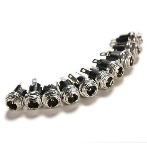 10pcs 0.5A 0V DC Power Supply Jack Socket Female Panel Moun