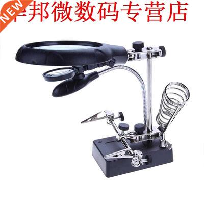 10X LED Lamp Bril Vergrootglas Bureau Reparatie Vergrootgla