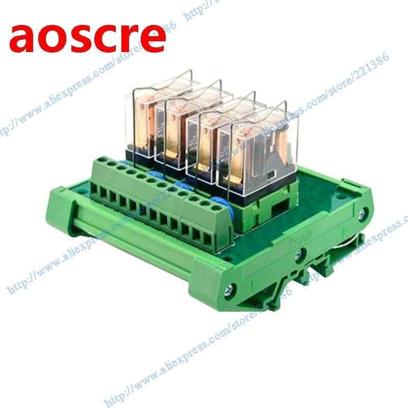 4 Channel 12V Relay Module for driver board output amplifier