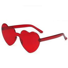 Love Heart Sunglasses Women Brand Designer New Fashion Cute