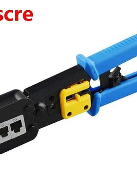 RJ45 Crimping Tool Kit,Crimp Tool(Orange) with 1 Network Wir