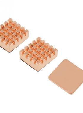 3PCS Copper Heatsinks Cooling Kit Heat Dissipation Specially