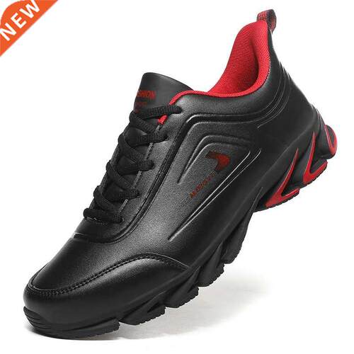 Winter Microfiber Leather Men Trail Running Shoes Waterproof