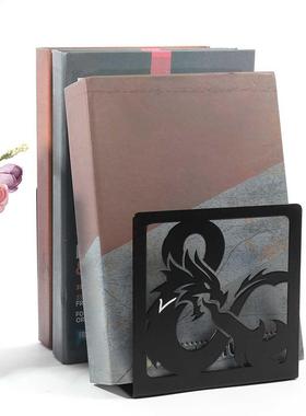 1pair Book End Desktop Organizer Support School Stand Docume