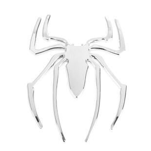 D Car Sticker HOT Universal Metal Spider Emblem Chrome Moto