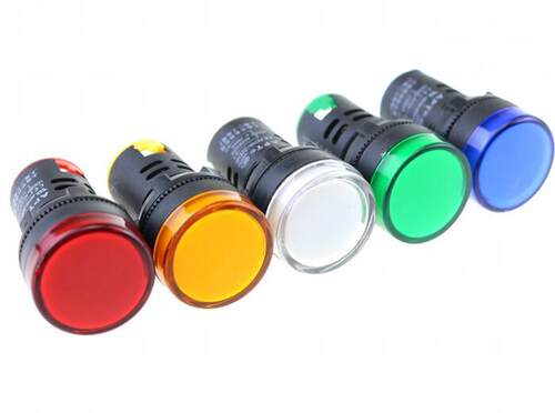 Indicator Lights 10 PCS AD16-22 mm 24V DC Thread LED 适用于