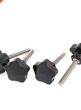 M8 x 50 mm Male Thread Star Head Screw On Type Clamping Knob