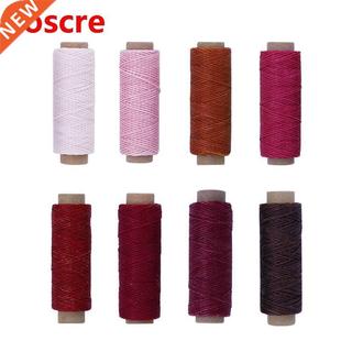 Sewing Stitching Flat 150D Thread Leather Waxed String 50M