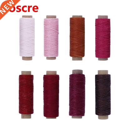 150D 50M Leather Sewing Stitching Flat Waxed Thread String