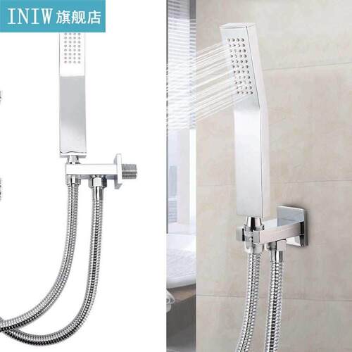G1/2 Inch athroom Shower Head Kit Wall Mount Copper Handhel