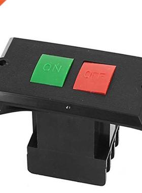 AC 380V 5A OFF-ON 6 Screw Terminal Latching Pushbutton Switc