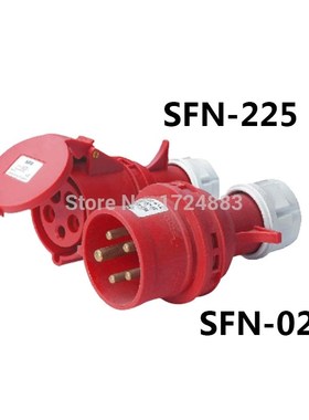 32A 3 pole connector Industrial malefemale plugs SFN-025/SF