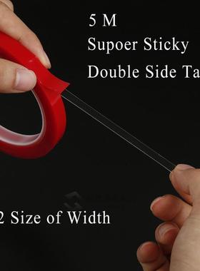 5m Waterproof Doule Side Adhesive Tape Super Sitcky Transpa