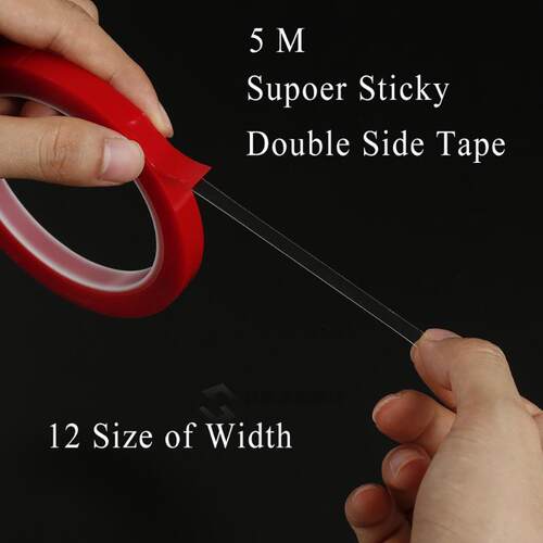 5m Waterproof Doule Side Adhesive Tape Super Sitcky Transpa