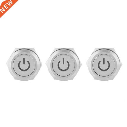 Metal Push Button Switch 40pcs 19mm Waterproof Self-locking