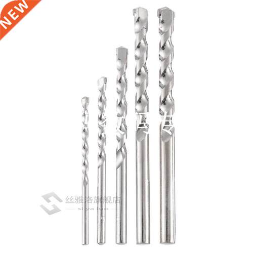 5pcs Silver Masonry Drill Bit Stone Wall Tile Masonry Drill