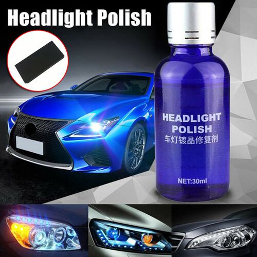 30ml Car Headlight Polish 9H Hardness Resin Solvent Auto Len
