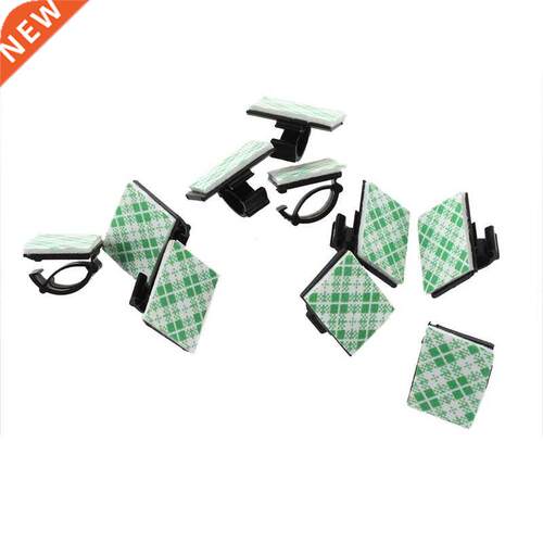 10 pieces rectangle Self-Adhesive 10mm cable tie installatio