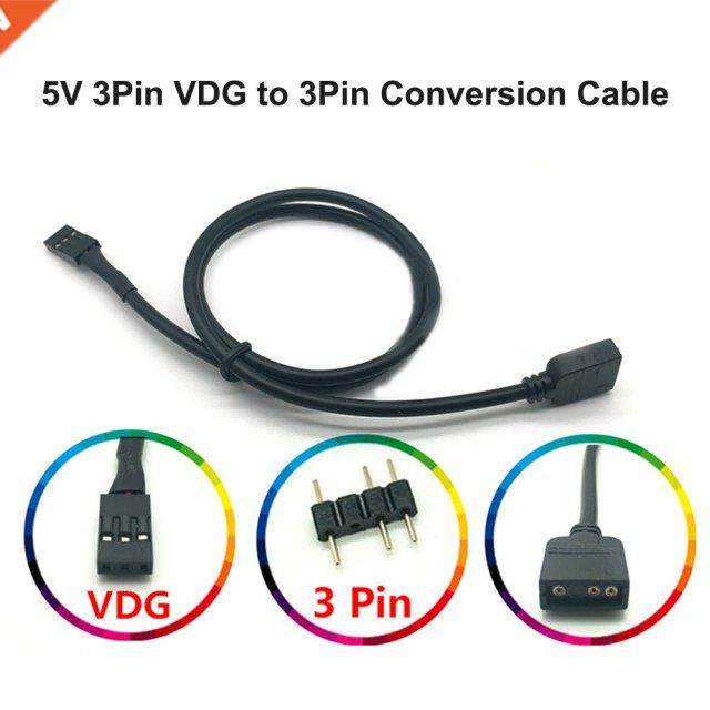 5V 3PIN RGB VDG Conversion Line Cable Connector for GIGABYTE